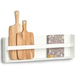 Konyhai eszközök falra szerelhető polcája, 80 x 10 x 25,5 cm, ZELLER