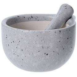 Konyhai mozsár törővel, kerámiából készült