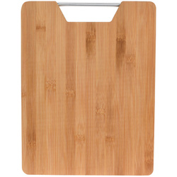 Bambusz vágódeszka fogantyúval, 32 x 25 cm