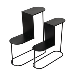 PLUTO lépcsős virágtartók, 2 db, magasság 45-55 cm