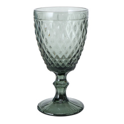 AURORA borospohár, zöld üveg, 300 ml