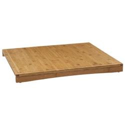 Bambusz vágódeszka peremmel, 52 x 58 cm