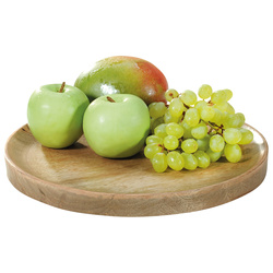 Vágódeszka, tálalásra, mangófából, Ø 30 cm, Kesper