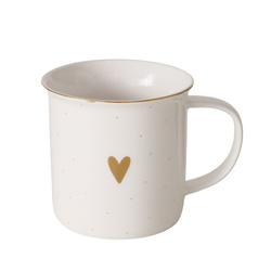 Porcelán bögre, kézzel festett, DILARA, 370 ml