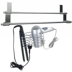 CLASSIC hajszárító tartó készlet, dupla törölközőtartóval, WENKO