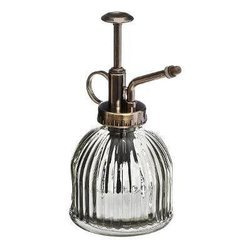 Vintage stílusú üveg permetező, Ø 8 x 16 cm