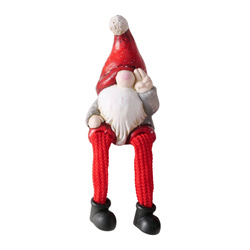 HAYO kerámia ülő gnóm figura, magassága 18 cm