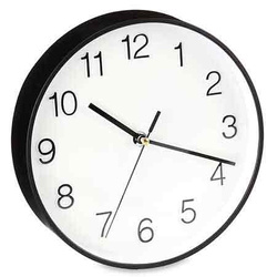 Kerek falióra, csendes mechanizm, Ø 20 cm