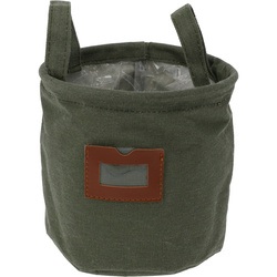 Anyagkosár ablakkal és fogantyúkkal, Ø 16 cm