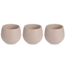 Öntözőcserép, műanyag, 3 darab, Ø 14 cm
