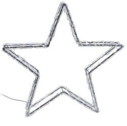 Fém díszítő lámpa, álló figura LED-del