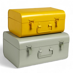 Dekoratív dobozok bőrönd THE KING OF THE JUNGLE, 2 db