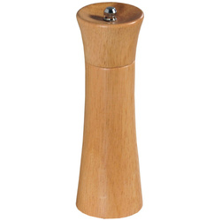 Kézi borsőrlő, kaucsukfából, Ø 5,8 x 18 cm, KESPER