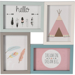 Képkeret galéria 10 x 15 cm, MDF, színes