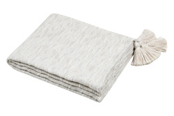 Vászon hatású pamuttakaró, BALMA, 125 x 150 cm