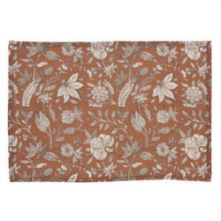 Virágos pamut tányéralátét, 45 x 30 cm