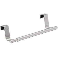 Állítható törölközőtartó, ajtóra és fiókra akasztható fogantyú, 36-60 cm, WENKO, ezüst