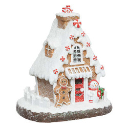 Mézeskalács házikó figura, 28 cm