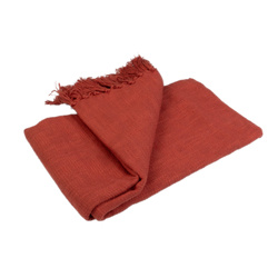 ZAMINA, pamut, 125 x 150 cm-es bojtós takaró