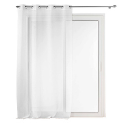A AMANI függöny a nappaliba, sima, fehér.