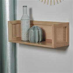 Kali dekoratív polc, bécsi fonat, 60 x 20 x 20 cm