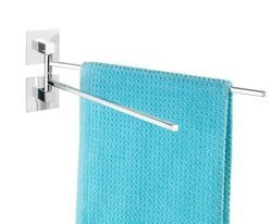 Quadro dupla törölközőtartó, Turbo-Loc, WENKO