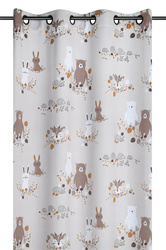 Gyerekszobai függöny Erdei barátok GABIN, 135 x 260 cm