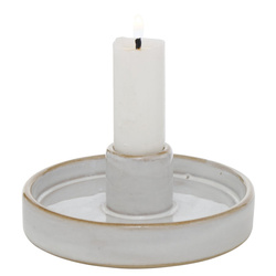 MARIMA kerek porcelán gyertyatartó, 4 cm