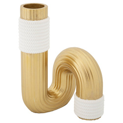 Hullámformájú váz, poliészterből, 18 cm magas