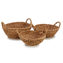 Kerek tengerifű kosarak GOW, 3 darab