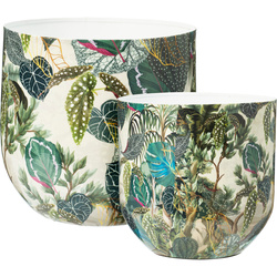 CATE fém kaspók, 2 darab