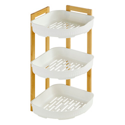 Sarok zuhanyállvány NATUREO, 29 x 22 x 45 cm