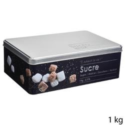 Cukortartó, 1 kg, fém