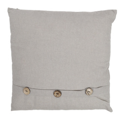 Dekoratív párna nagy gombokkal, 45 x 45 cm