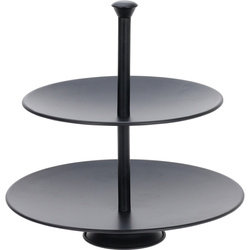 Fém 2 szintes tortatartó