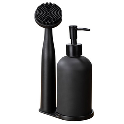 Konyhai készlet, 400 ml-es adagoló és kefe, Piedo, WENKO