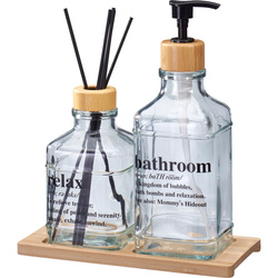 Illatosító diffúzor pálcikákkal + testápoló tartó GILO