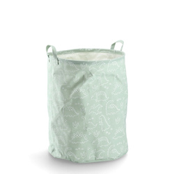 Vászon kosár fogantyúkkal, Ø38 x 48 cm