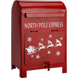 Mikulásnak szóló levélgyűjtő láda, 15 x 23 cm