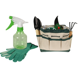 Kerti szerszámkészlet táskával, 8 darabos