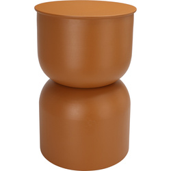 DISA oszlopasztal, matt, Ø 31 cm, narancssárga