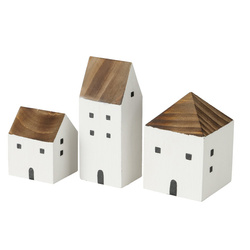Dekoratív faházak, három méretben, GOTAN