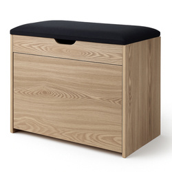 Cipősszekrény ülőkével és kihúzható polcokkal VAULT, 57 x 30 x 53 cm