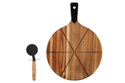 Pizza deszka késsel