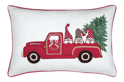 KLAUS dekoratív párna, ünnepi mintával, 40 × 60 cm