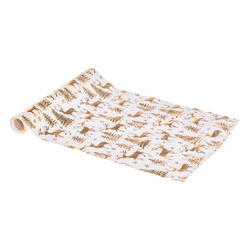 Asztalterítő, erdei mintával, 28 x 300 cm