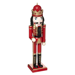 Fából készült diótörő, magassága 38 cm