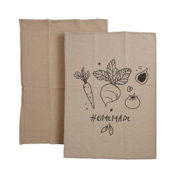 Pamut kendők nyomtatással, 2 db, 70 x 45 cm