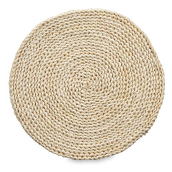 Kerek asztali alátét, fonott.