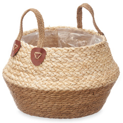 Fonott RUSTIC virágcserép burkolat fogantyúkkal